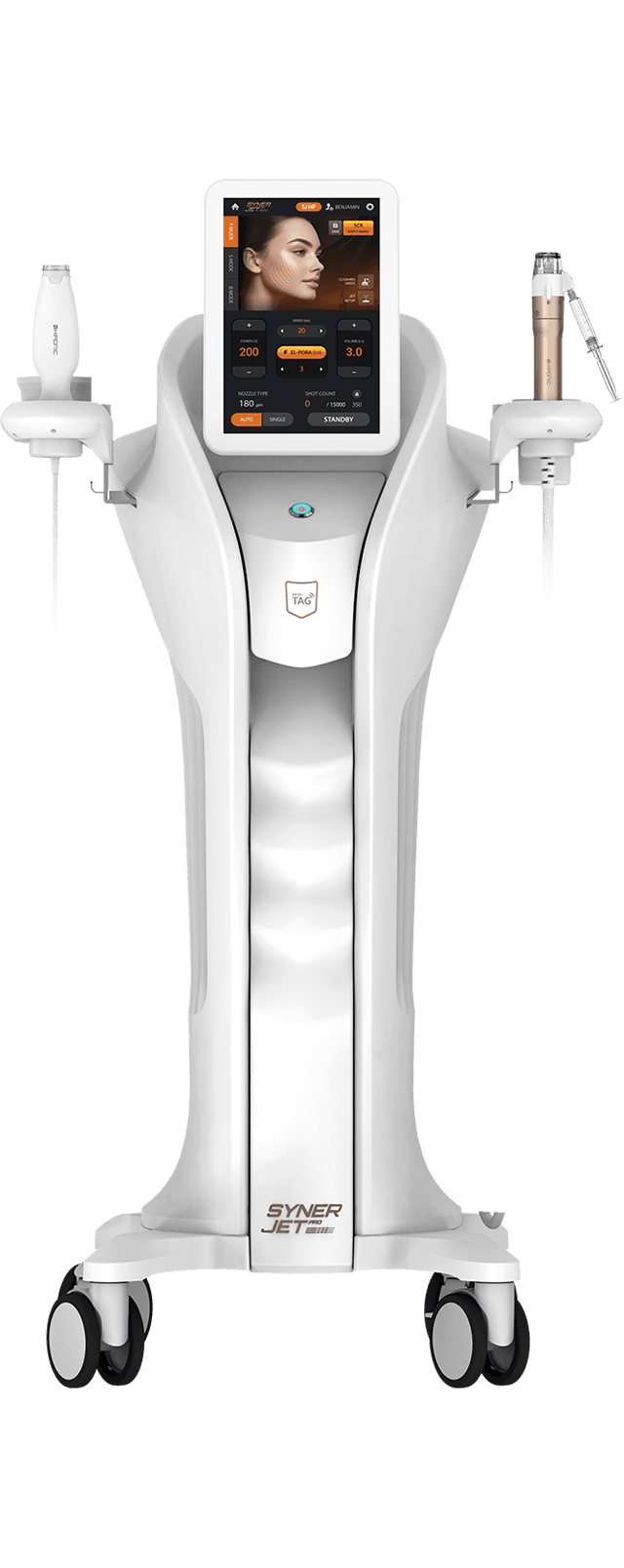 SYNERJET PRO 무침 약물 전달 장비
